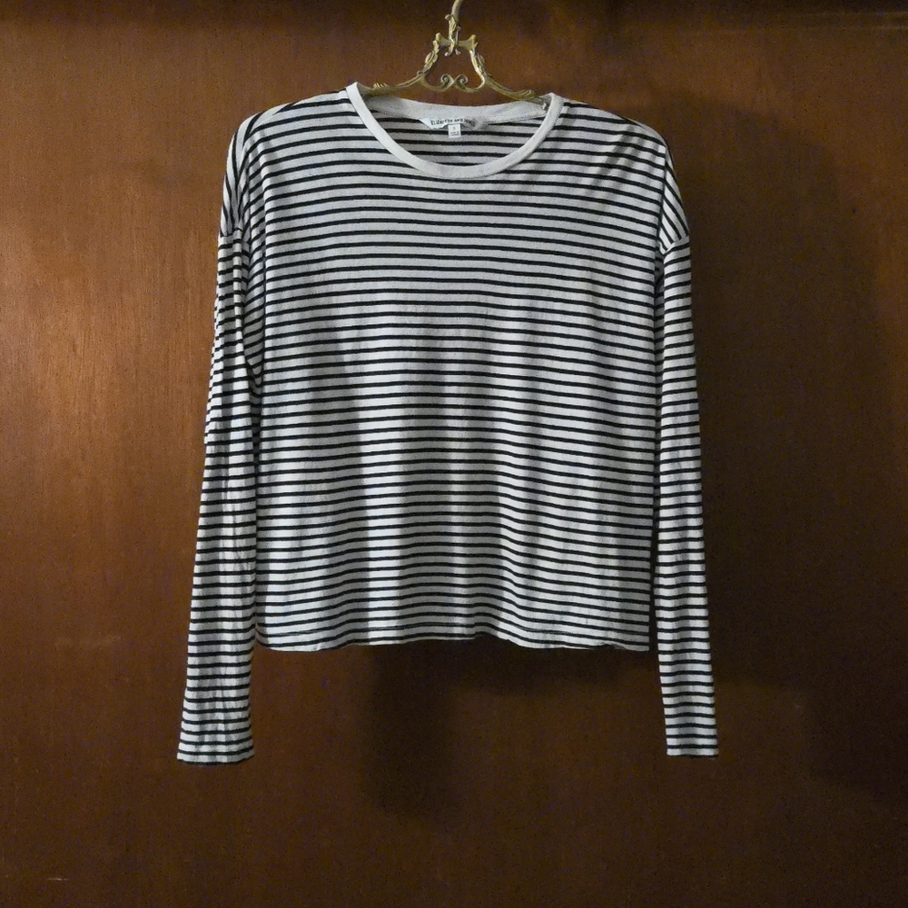 Elizabeth And James Striped Longsleeve Shirt